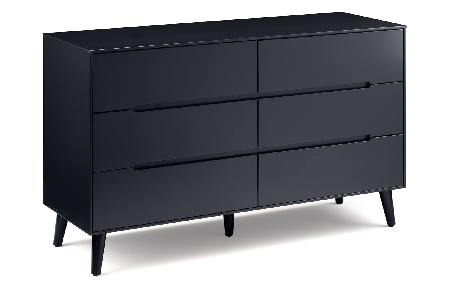 Julian Bowen Alicia 6 Drawer Wide Chest - Anthracite Chests