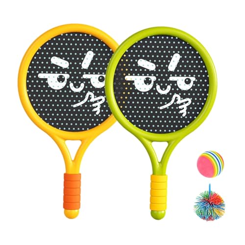 YueShengYCHUANG ラケット、バウンスボール、軽量ラケット2本、子供と大人向けのスポーツゲーム、庭、プール、フィールド、芝生