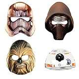 Star Wars Episode VII Party Masks, 8ct