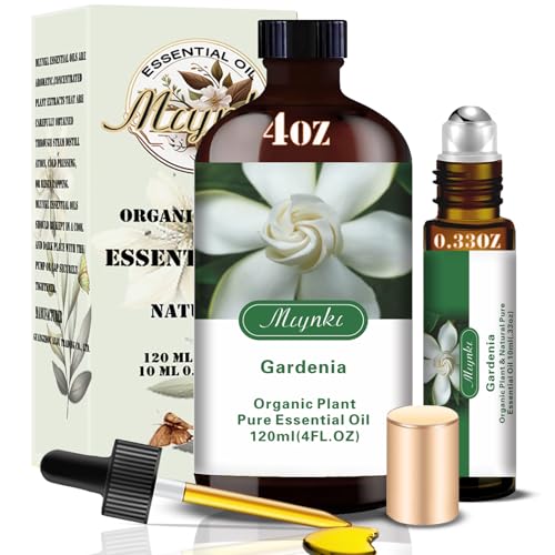 Gardenia Essential Oil-Gardenia Fragrance Oil 4.33oz (130ml)-100% Pure Natural Scent for Diffusers,...