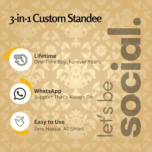 tinydabba Custom 3 QR & NFC Standee – Personalized Acrylic Display by tinydabba - 6