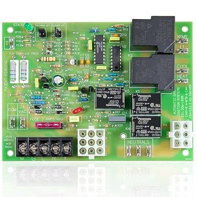 S1-7990-319P Furnace Control Circuit Board Replacement for Coleman Evcon York Luxaire OEM 7990-319P ICM2801 031-01910-000 031-01932-002