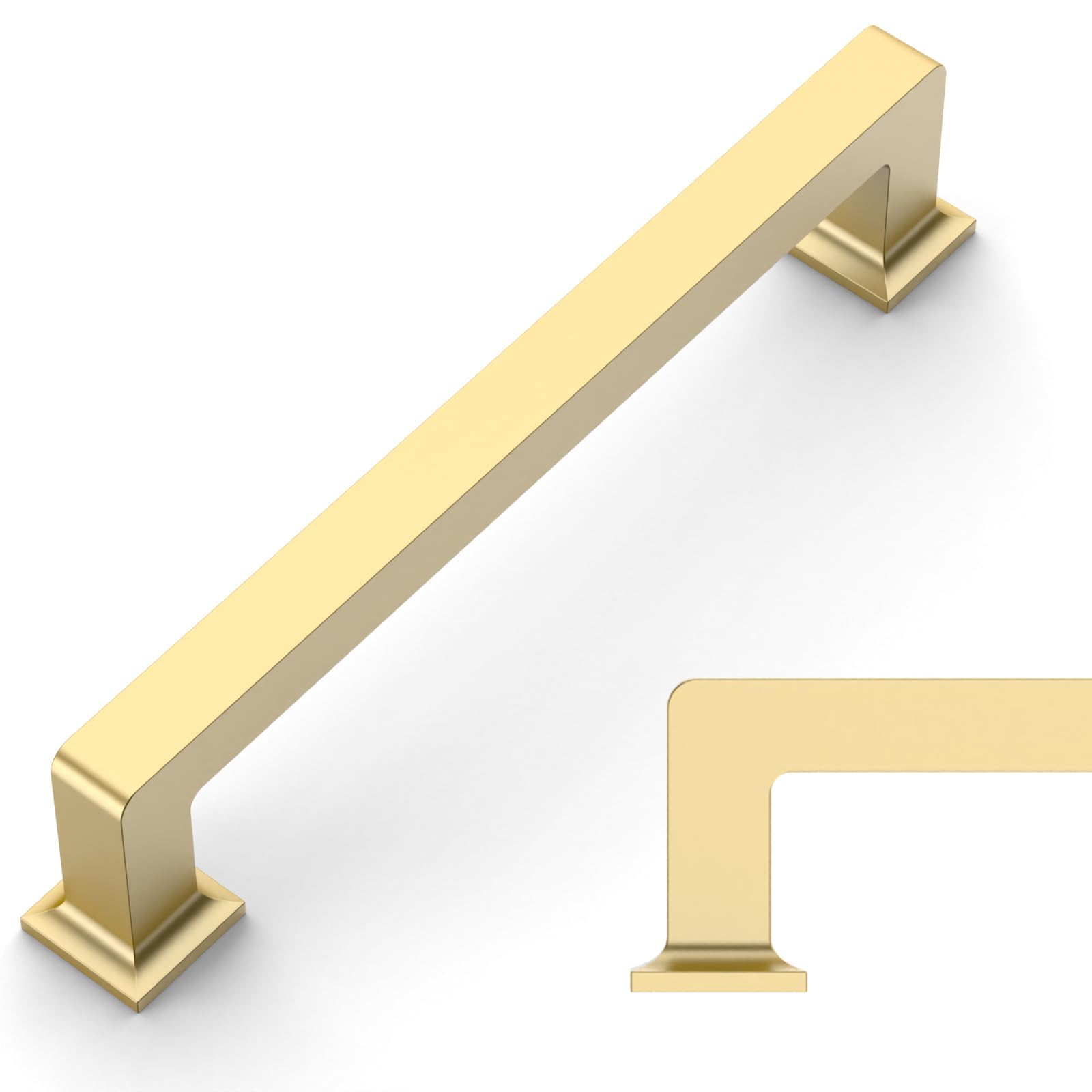 Amerdeco 10 Pack Champagne Bronze Cabinet Pulls 5 Inch(128MM) Hole Centers Kitchen Cabinet Handles Cabinet Hardware Kitchen Handles for Cabinets Cupboard Handles Drawer Pulls ZH0019 — Amazon image 19