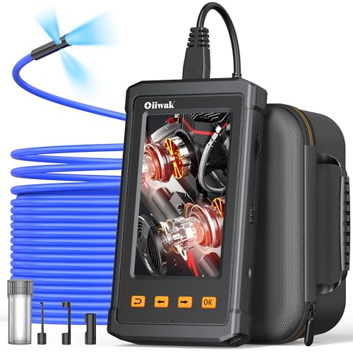 Oiiwak BC20148-1 Triple Lens Endoscope Camera With Light, 4.3 Inch Ips Sewer Inspection Camera cover