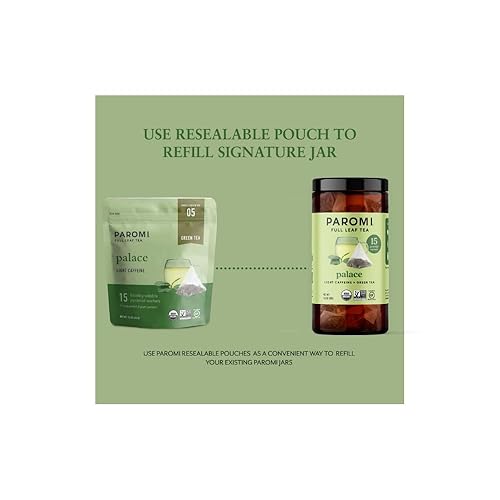 Vista 123 de Bolsas de té negro Pyramid.