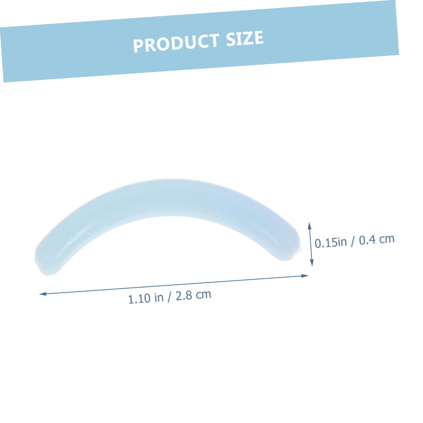 BESTYASH Refill Pads 80pcs Lash Curling Clip Pads Eyelash Beauty Supplies Random Color