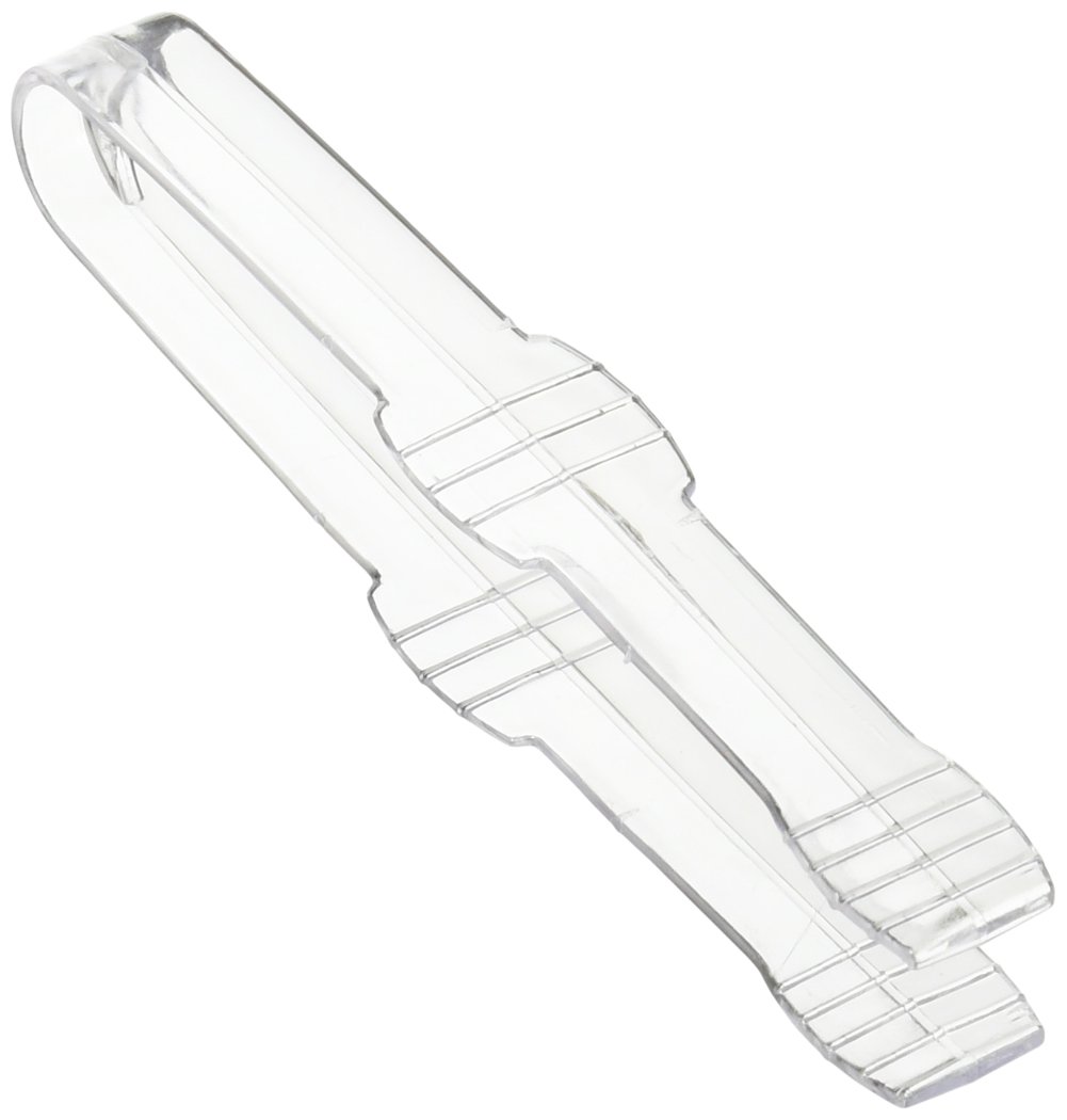 Fineline Settings Tiny Temptations Clear 4.5" Tiny Tongs 200 Pieces