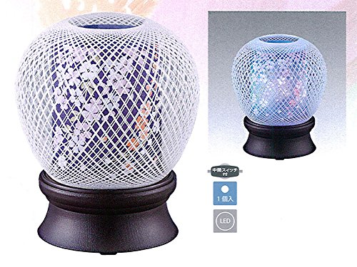 Amazon｜お盆用品・灯籠・花まゆ2号（桜）レインボーLED（p13-920 