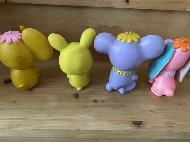 ソフビ 動物 4体 レトロ ガメラ ギャオス バイラス ジャイガー 怪獣