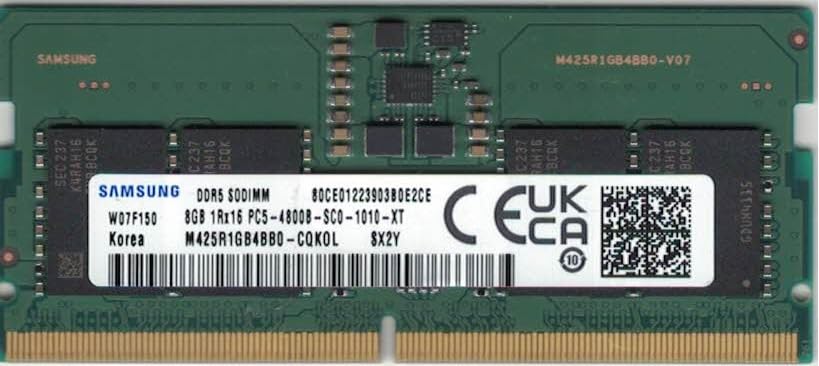 Samsung DDR5 16GB(8GB×2) 4800 メモリ SAMSUNG ノート用 DDR5-4800 S.O.DIMM 16GB(8GBx2枚組)メモリー