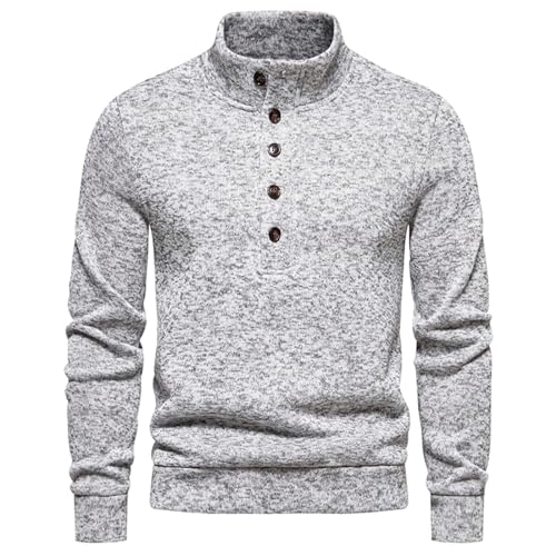 Cárdigan de hombre con cuello chal y chaqueta de punto básico manga larga