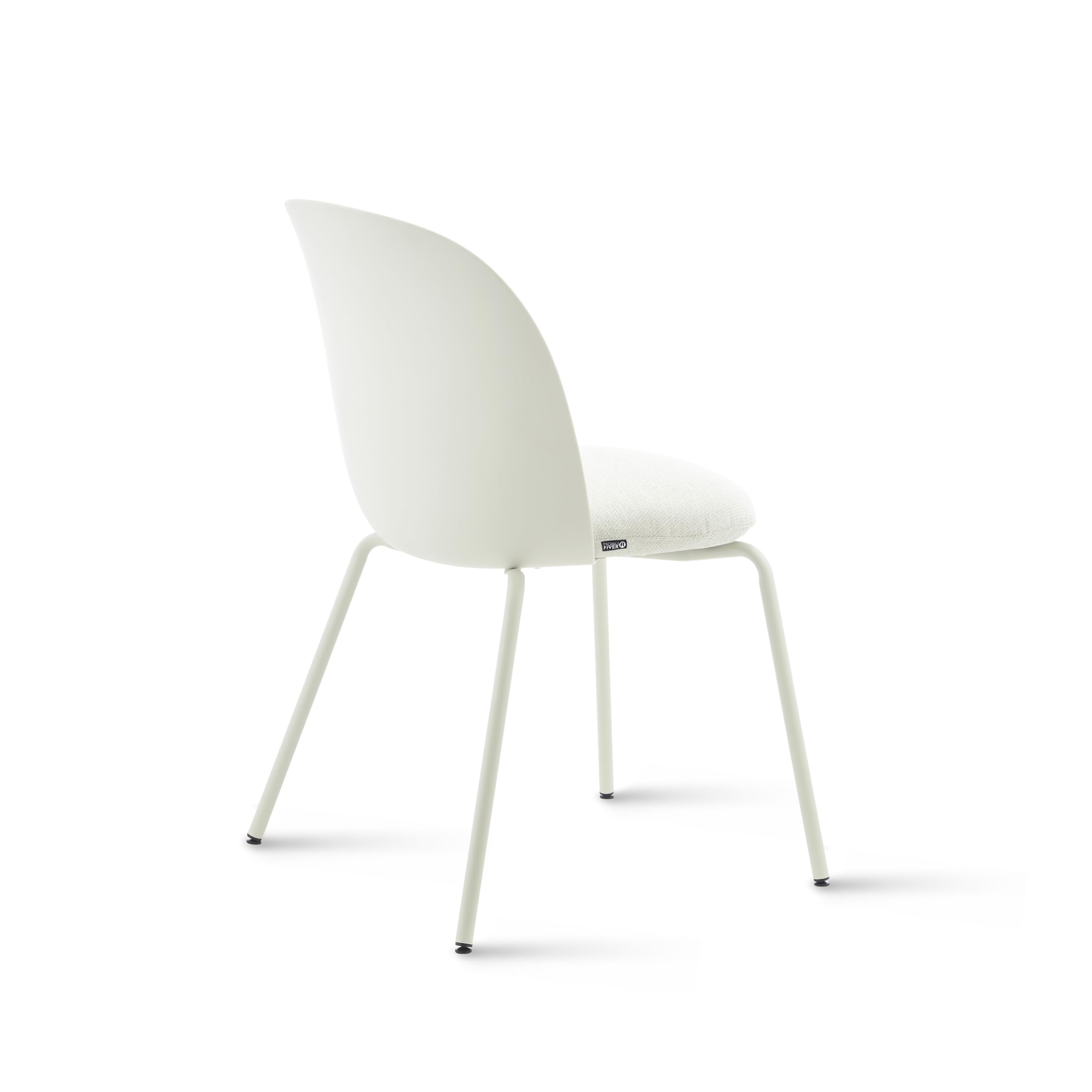 MOBILI FIVER, Sillas Marzia, Set de 4, Blanco, Polipropileno, Silla por Salon