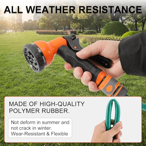Retractable-Garden-Hose-Reel-12-x-100-ft-Wall-Mount-Water-Hose-Heavy-Duty-with-nozzle-Any-Length-Lock-Slow-Auto-Rewind-180Swivel-Bracket-for-Garden-Watering-Car-Wash-Pet-Shower Retractable Garden Hose Reel 12 x 100 ft Wall Mount Water Hose Heavy Duty with nozzle Any Length Lock Slow Auto Rewind 180Swivel Bracket for Garden Watering Car Wash Pet Shower