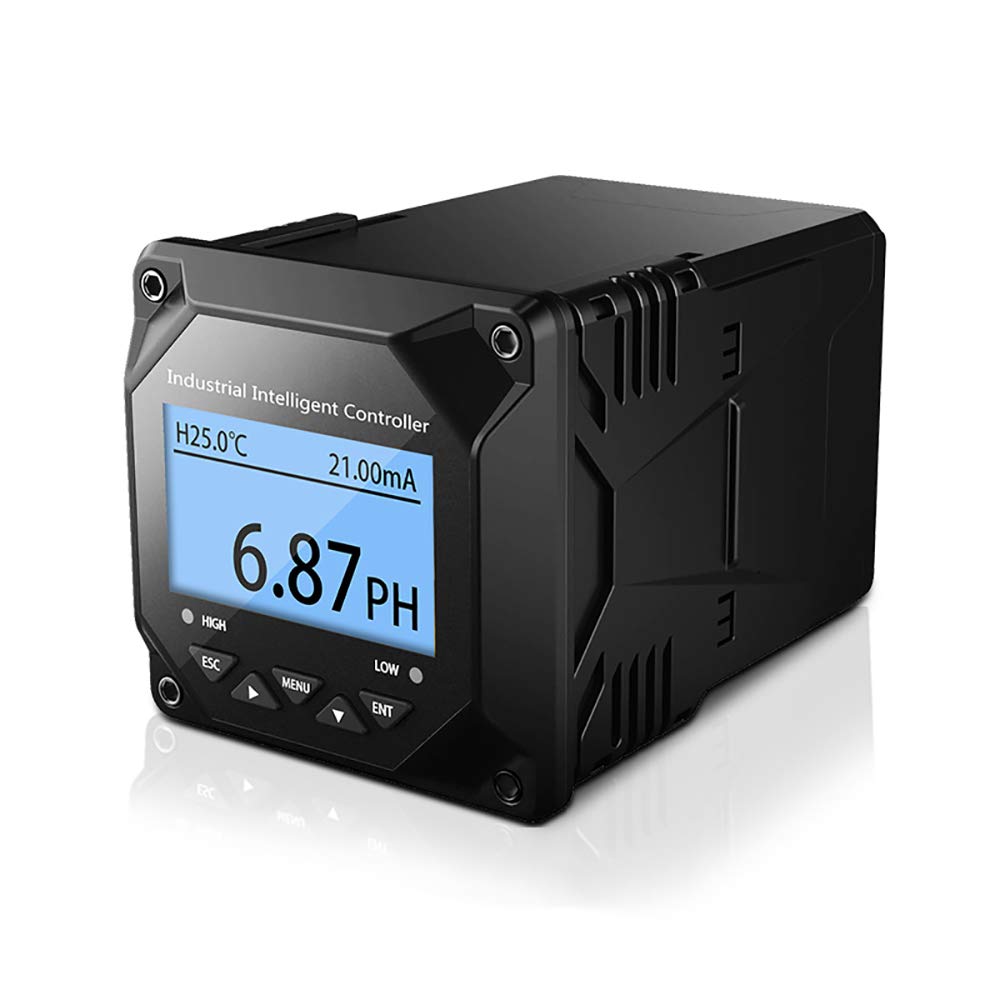 Toplionace Controlador de PH/ORP ± 0.02 Medidor de pH Detector de Acidez Transmisor de Prueba de Aguas Residuales con Compensación de Temperatura RS485 y Función de Alarma (MIK-pH6.0)