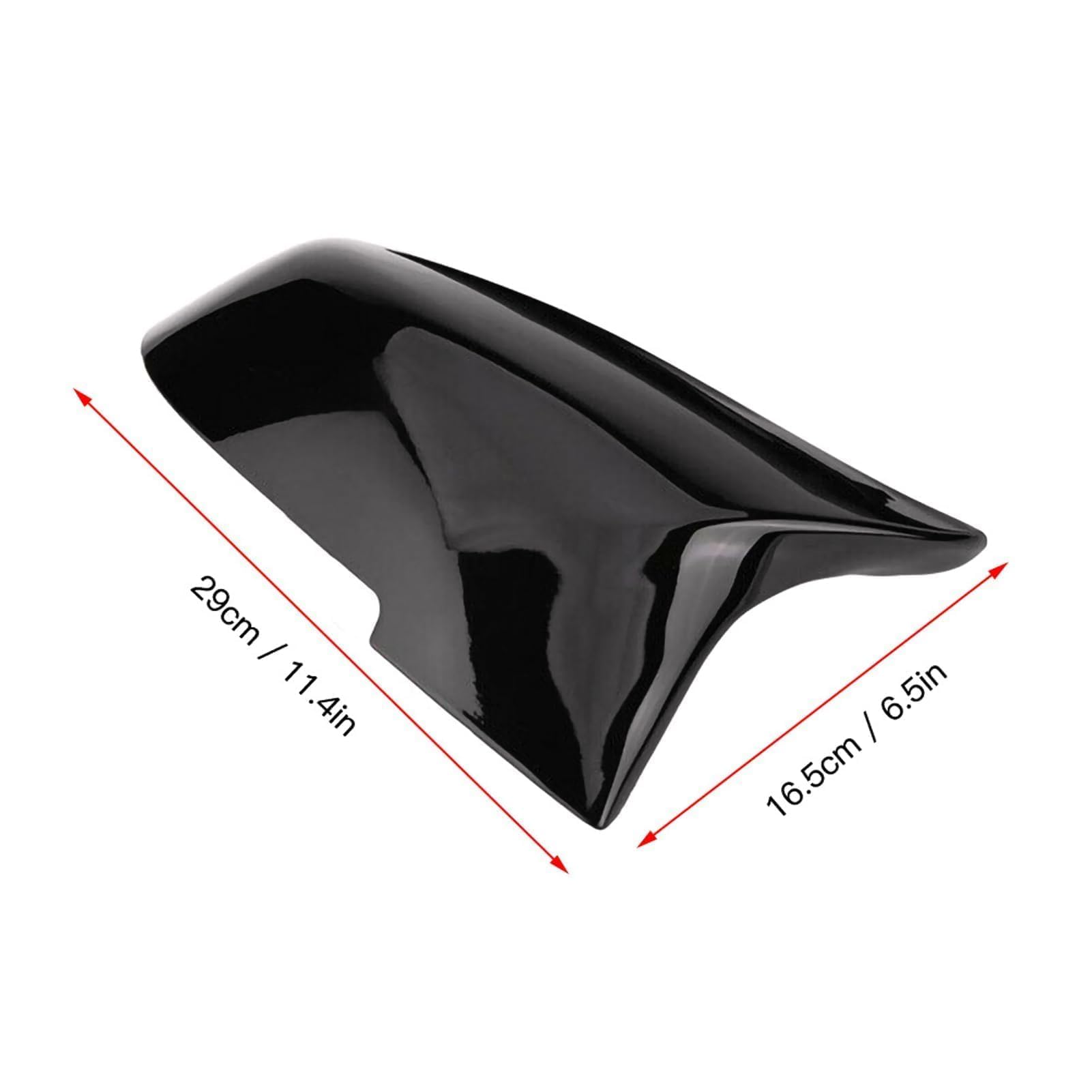 TTCR-II 2 PCS Compatible avec Coque de Rétroviseur BMW Série 1 F20 F21/2'F22 F23 F87/3'F30 F31 F34/4'F32 F33 F36/i3 I01/X1 E84 Coques de Remplacement Rétroviseurs Auto Gauche + Droite-Noir Brillant