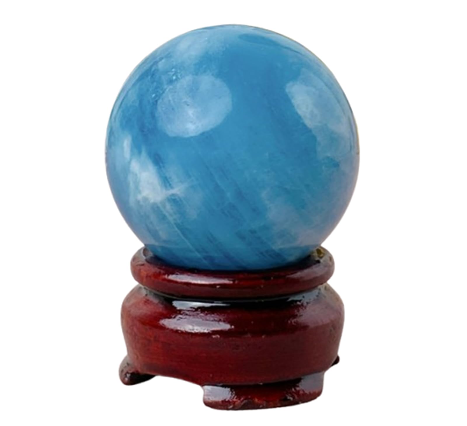 AARTERZZA Aquamarine Ball Decorations Quartz Crystal for Home and Office Decor Sphere Balls for Witchcraft and Decorative,3.5~4cm