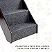 Arf Pets Escaleras de Madera para Perros peldaños Anchos y Plegables de...
