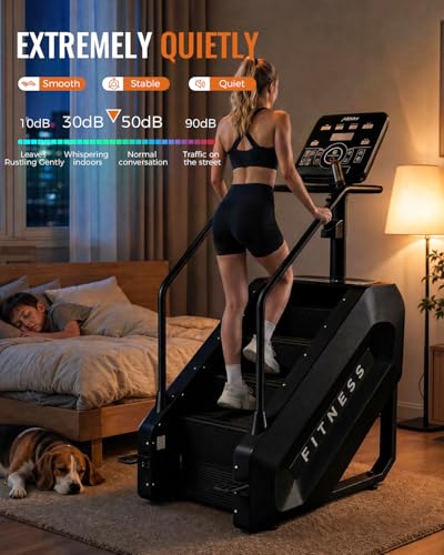 Image of Stair Stepper Machine for Home Gym,Commercial Grade Stair Climber,New Upgrade 400LBS Stairmaster Machine with LED Screen and 15 Resistance Level,15-164 Steps /Min for Cardio Lower Body