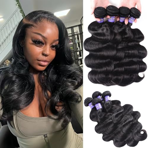 12A Human Hair Bundles 12 14 16 16 Inch Body Wave...