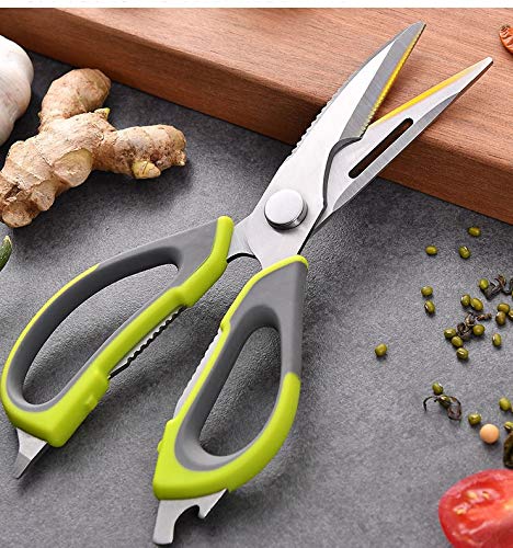 U.Uberlux 7 in 1 Schere, Allzweckschere, Küchenschere, Geflügelschere, Schere, Haushalt, Büro, Stoff, Universal, Papier, Textil Cover