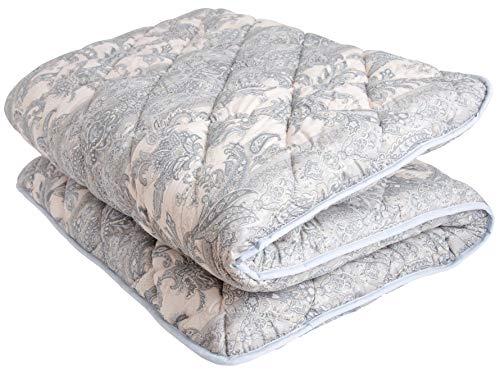 AQUA (アクア) ナイスデイ 日本製 敷き布団 【 TEIJIN (帝人) シリーズ 】 しっかり ボリューム 敷布団 (シングル) 100×210 固綿 8cm (ブルー) 厚め 固め 布団 抗菌防臭綿 帝人 マイティトップ 2 ECO 使用 しきふとん 60800102