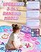 Leapio Dance Mat with 9 Light-Up Buttons, Dance Mats for Girls 3-12 Featuring 8 Games & 3 Speeds, Kids Dance Mat with Built-in Music, Standby Mode, Adjustable Volume, Birthday Gifts for 3+ Girls
