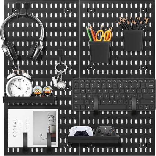 Pegboard, 4 Peças De 30 × 30 PainéIs, Organizador De Parede Combi...