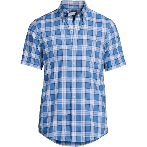 Lands' End Men's Short Sleeve No Iron Twill Shirt3