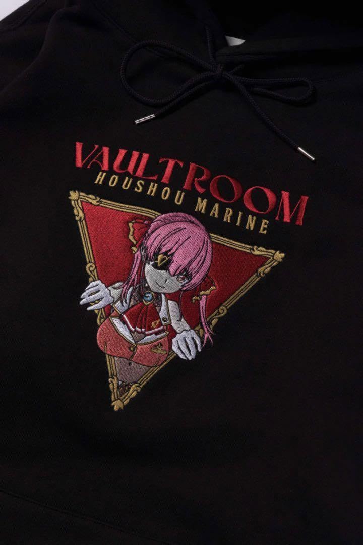 Amazon.co.jp: vaultroom 宝鐘マリン VR × MARINE HOODIE BLK Amazon.co.jp: vaultroom 宝鐘マリン VR × MARINE HOODIE BLK