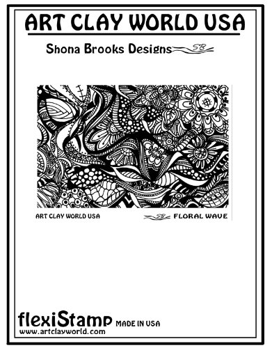 FlexiStamps Texture Sheet Shona Brooks Floral Wave - 1 pc.