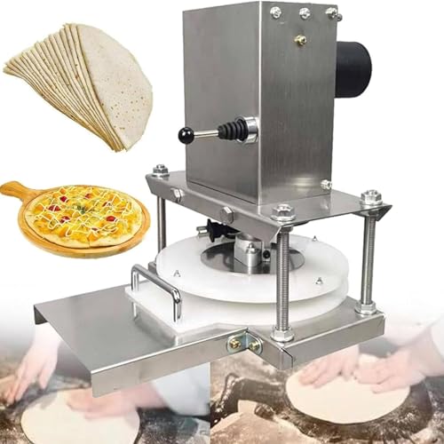JJENXYYDS Electric Pizza Dough Press Machine, Adjustable Thickness Pizza Dough Press, for Pizza, Croissants, Rolls, Bakery, Pasta