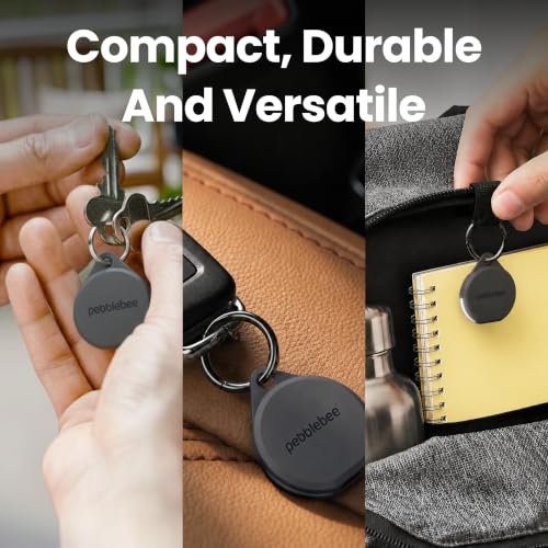 Image of Pebblebee Clip 5 Bluetooth Tracker Tag for Keys & Bags, 130dB Siren