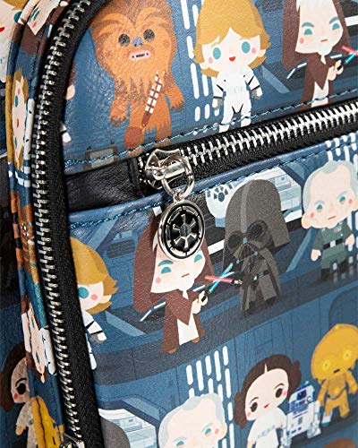 Loungefly Star Wars Chibi Death Star Battle Station Lineup Mini Backpack4