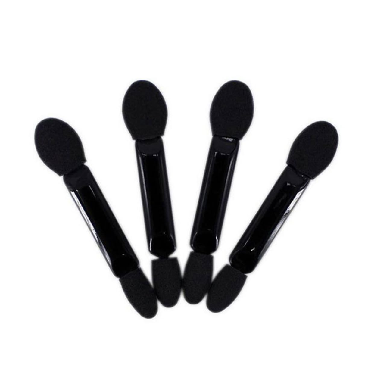 FOMIYES 2sets Double-headed Eye Shadow Applicator Sponge Brush Set Makeup Brushes for Women Sturdy Lightweight Travel-friendly Eyeshadow Sponge 50pcs*2