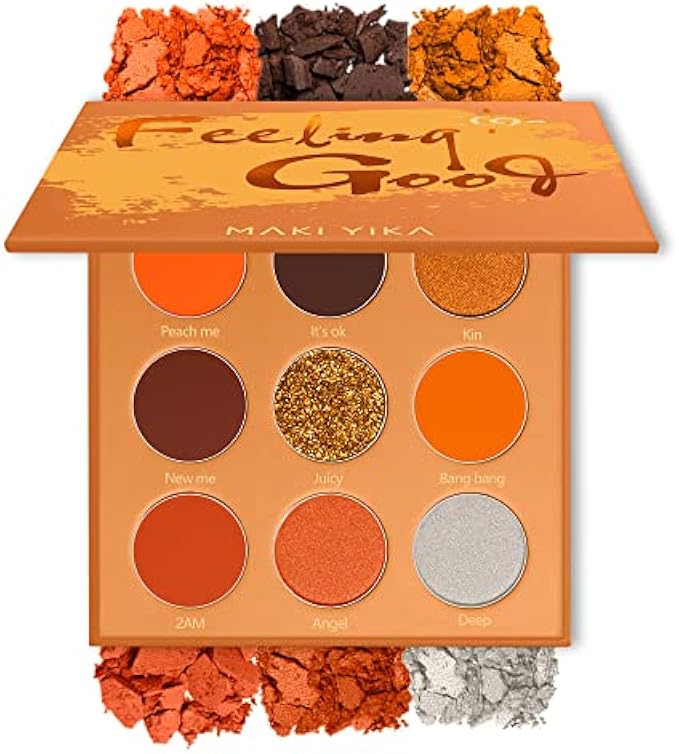 MAKI YIKA Green Eyeshadow Palette Long Lasting, Green Eye Shadow Makeup for Women, Pigmented & Ultra Blendable Green Eyeshadows, Green