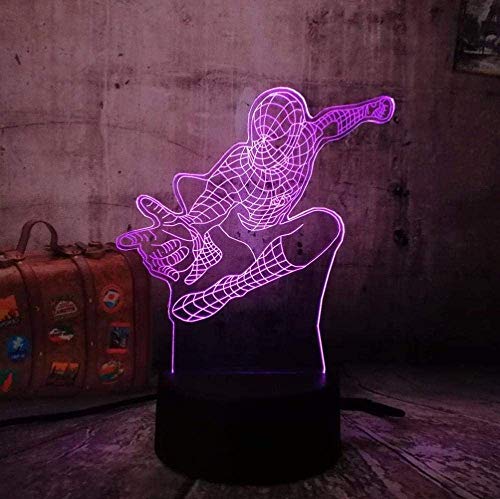 Preisvergleich Produktbild 3D-Led-Lampe Nachtlicht Athlet Basketball-Optischer Nachttisch Nachtlichter Leuchtende Kinderlampe 16 Farbwechsel Fernbedienung Usb-Kabel Dekoration Schreibtischlampen Weihnachtsgeburtstagsgeschenke