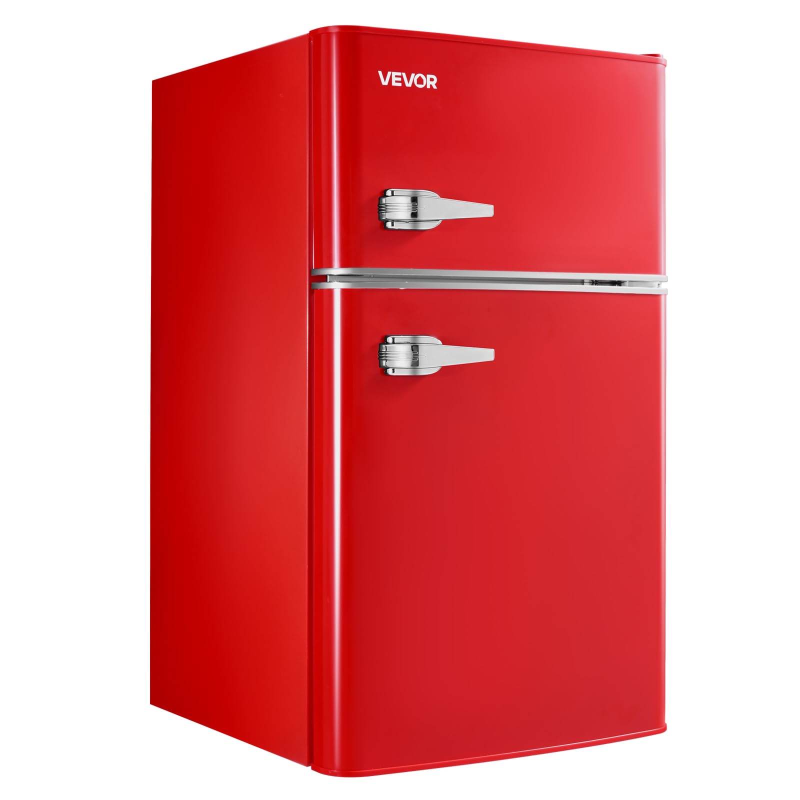 VEVOR BCD-90-E 3.2 cu ft Compact Fridge Red
