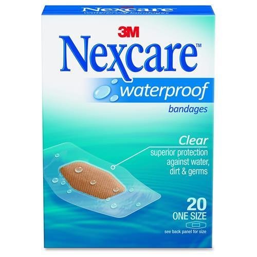 3m Nexcare Clear Waterproof Bandage (Pack of 2)