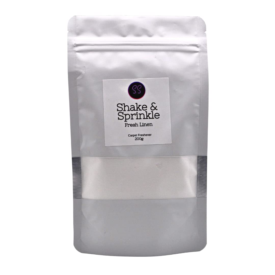 Scent Selection Fresh Linen Scented Shake & Sprinkle. Strong Carpet Freshener. 200G