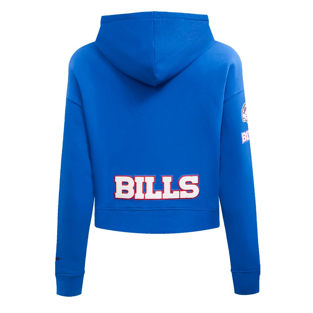 Pro Standard Damen Womens NFL Classic Chenille Brushed Back French Terry Cropped Pullover Hoodie Mit Kapuze Sweatshirt (1er Pack)