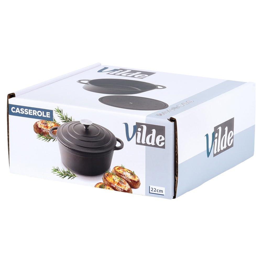Casseruola con coperchio in ghisa CAST LINE 22 cm, 2,6 l