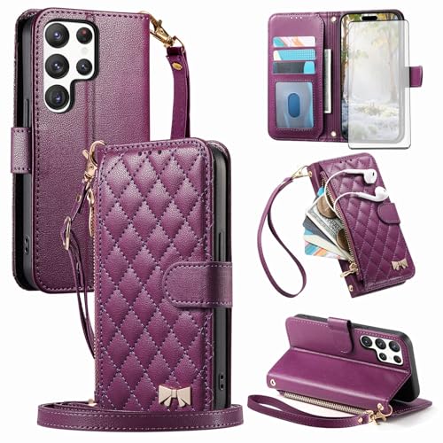 Housse Samsung S23 Ultra avec dragonne et porte-cartes pour voyager l'esprit léger