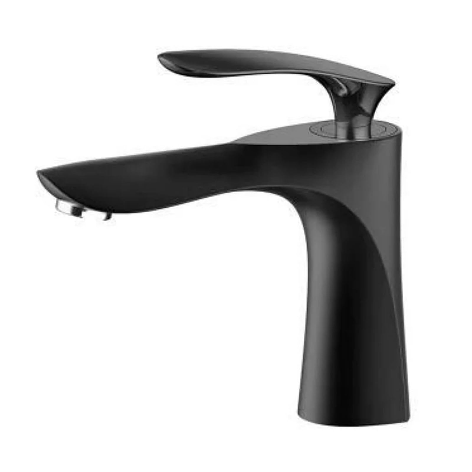 Jvddi Nero Faucet Basin Sink Black And Golden Plated Tap Single Handle Hot Cold Water Mixer Tap(Nero)
