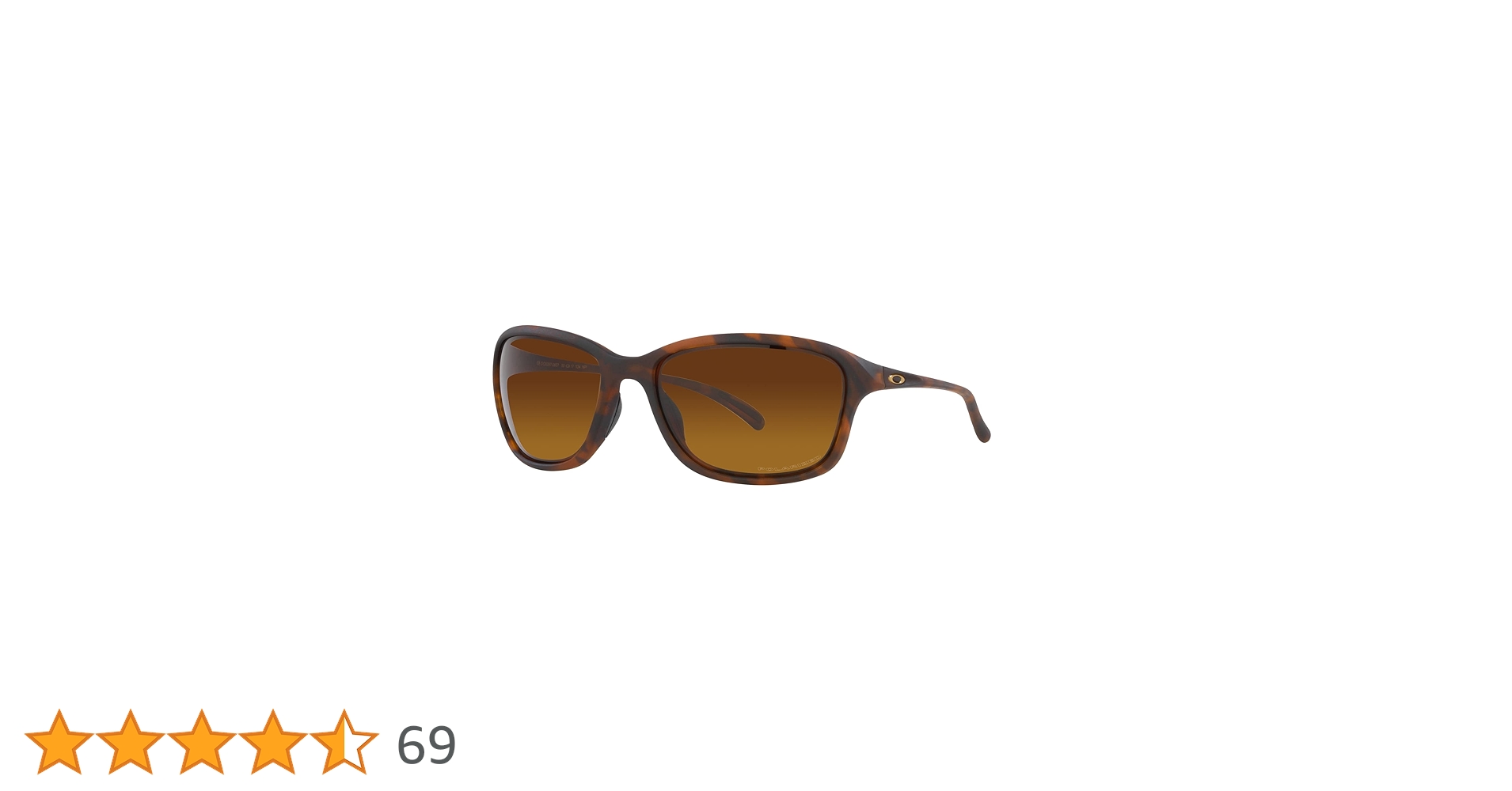 Oakley Woman Sunglasses Matte Brown Tortoise Frame, Brown Gradient