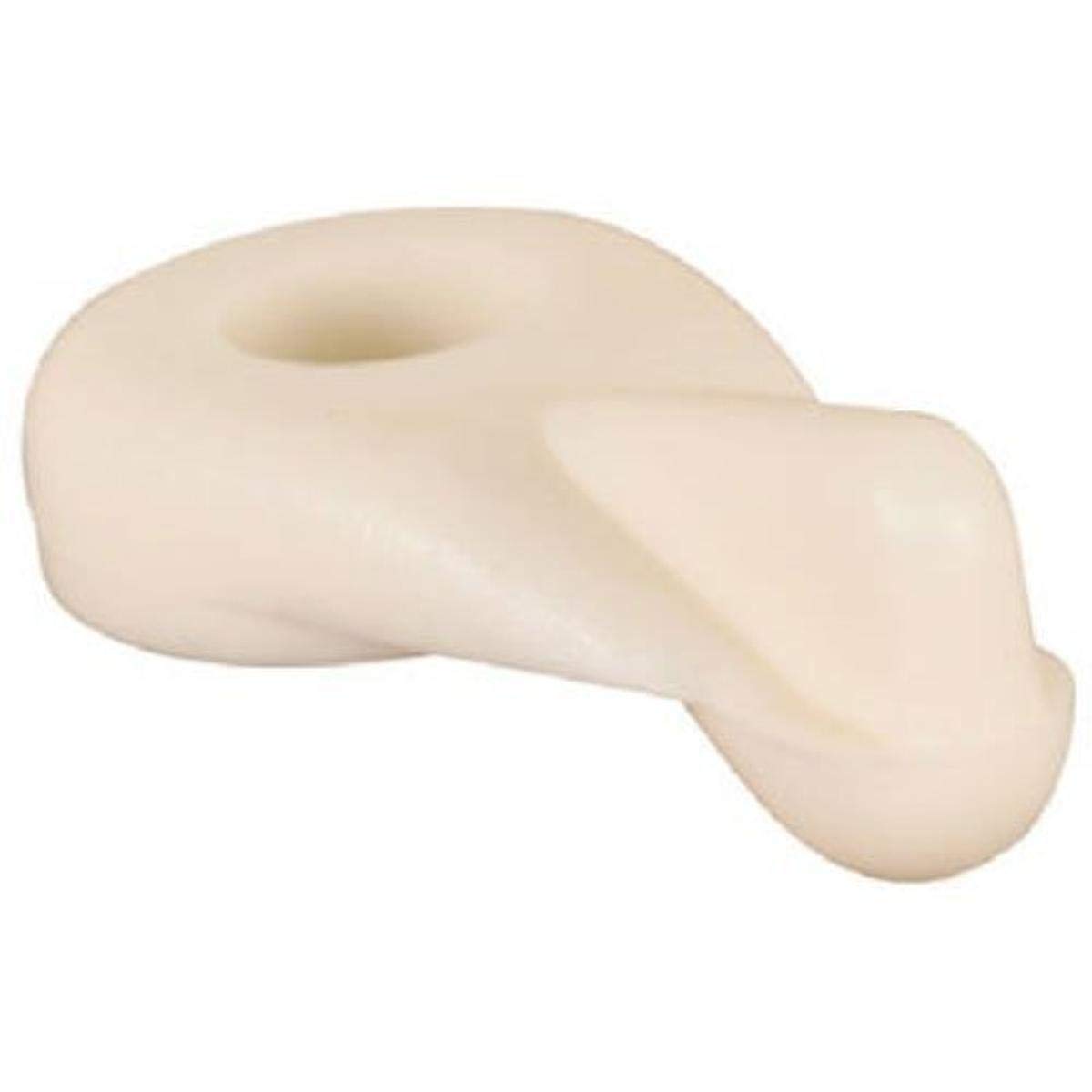 Make-2-Fit PL 14634, nylonowy, biały klips do paneli, spłukiwany
