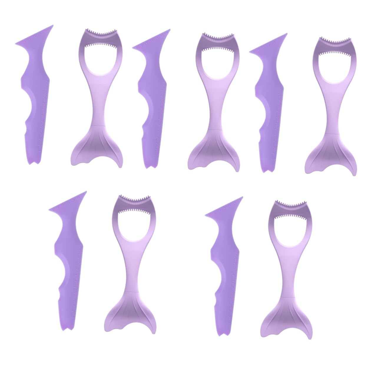 Ipetboom 10pièces Outils De Maquillage Silicone Pour Eyeliner Gabarit Et Protecteur Pour Maquillage Des Yeux Précis Et Rapide Réutilisable Pour Ombre à Paupières Et Mascara