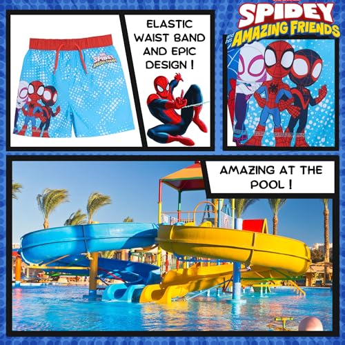 Short de bain Spidey séchage rapide pour enfants actifs en mer