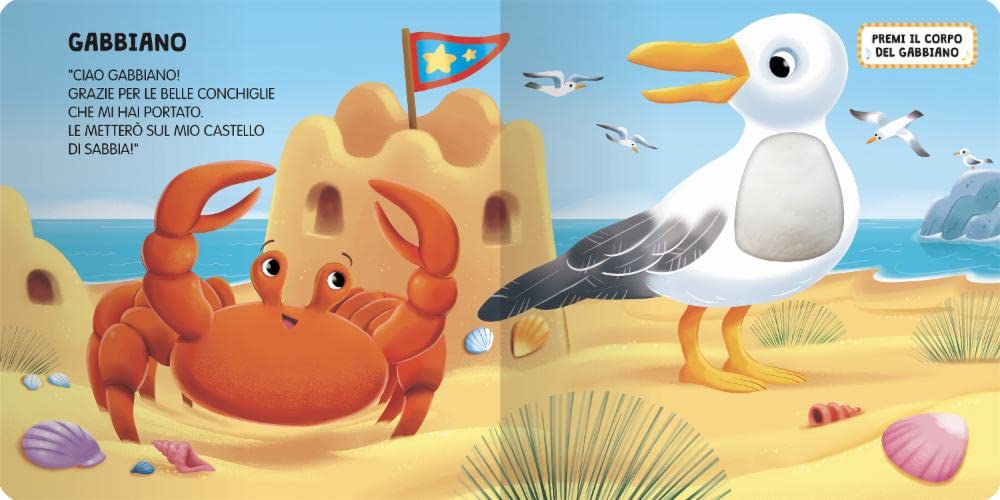Animali del mare. Tocca senti ascolta. Ediz. a colori