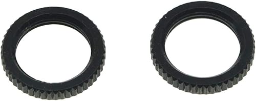 Miniatura 2 de KAISH Paquete de 2 tuercas de palanca de guitarra moleteada fina americana de 1532 pulgadas para Les Pauls con interruptor Switchcraft, color negro