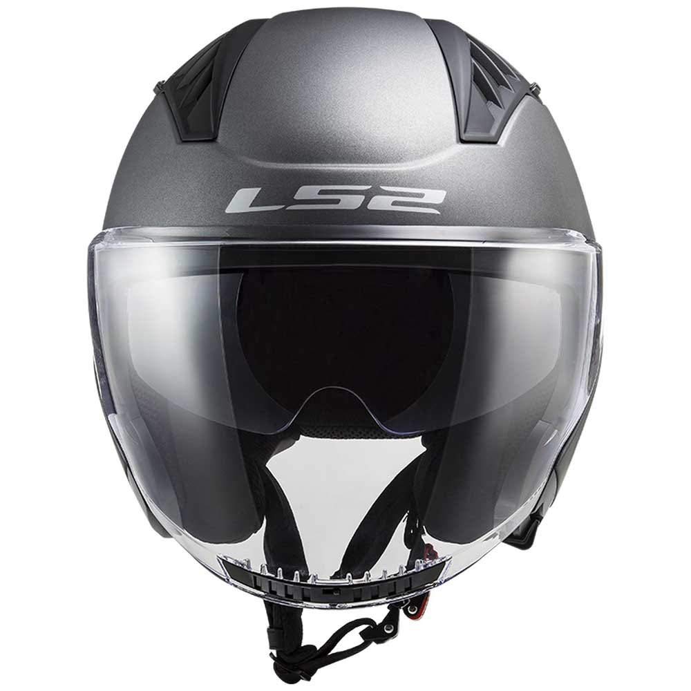LS2, Casco Jet Moto Copter Mat Titanium, S